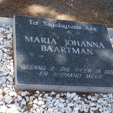 BAARTMAN Maria Johanna