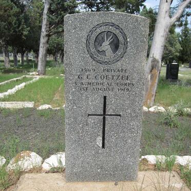 COETZEE G.C. -1919