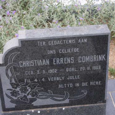 COMBRINK Christiaan Errens 1902-1966