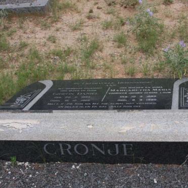 CRONJE Gideon Daniël 1894-1965 &amp; Margaretha Maria, formerly JACOBS nee LOUW 1888-1980