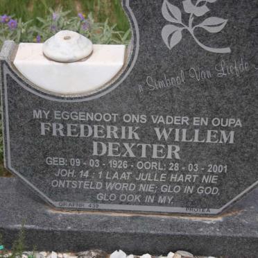 DEXTER Frederik Willem 1926-2001