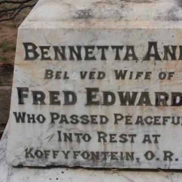 EDWARDS B.C. 1887-1918 &amp; Bennetta Ann -1907