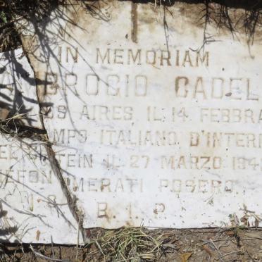 GADEL Ambrogio 1899-1942