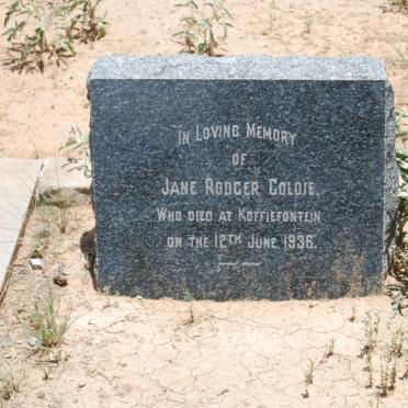 GOLDIE Jane Rodger -1936