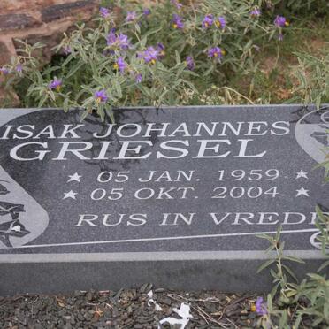 GRIESEL Isak Johannes 1959-2004