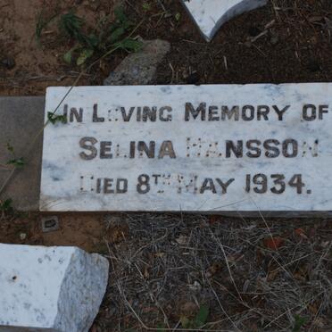 HANSSON Selina -1934