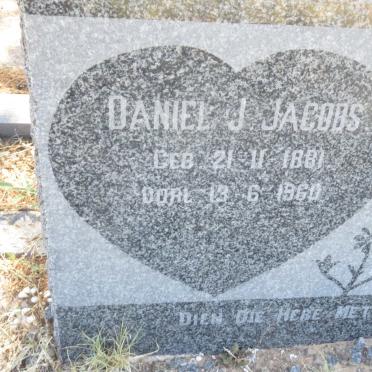 JACOBS Daniel J. 1881-1960