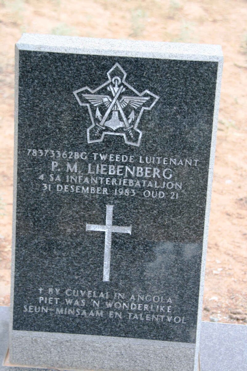 LIEBENBERG P.M. -1983