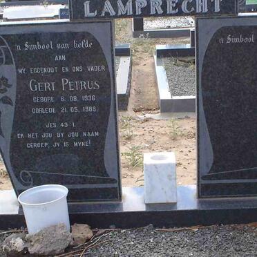 LAMPRECHT Gert Petrus 1936-1988