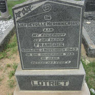 LOTRIET Francois - 1943