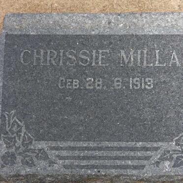 MILLAR Chrissie 1913-