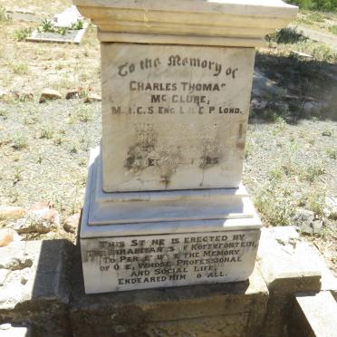 McCLURE Charles Thomas -1912