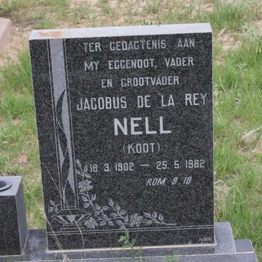 NELL Jacobus de la Rey 1902-1982