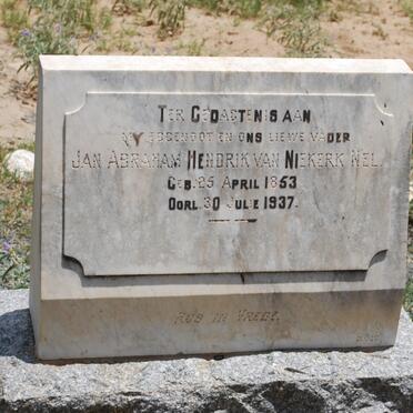NEL Jan Abraham Hendrik Van Niekerk 1853-1937