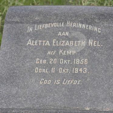 NEL Jan Abraham Hendrik van Niekerk 1853-1937 &amp; Aletta Elizabeth KEMP 1856-1943