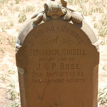 ROSE Benjamin Quibell -1885