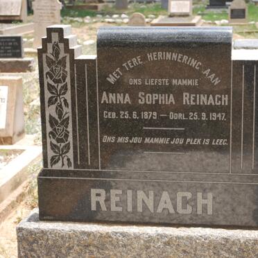 REINACH Anna Sophia 1879-1947