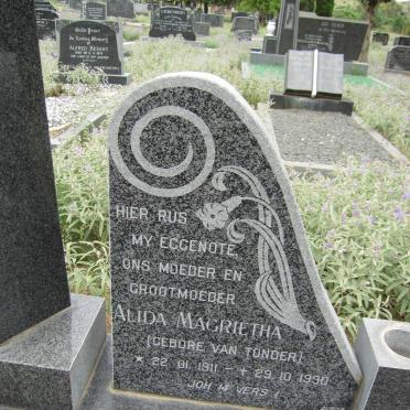 RENSBURG Alida Magrietha, Janse van nee VAN TONDER 1911-1990