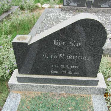 SNYMAN C. de W. 1900-1961