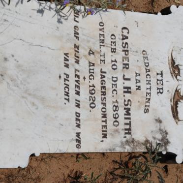 SMITH Casper J.H. 1890-1920