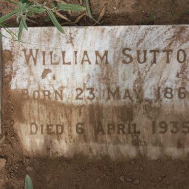 SUTTON William 1860-1935