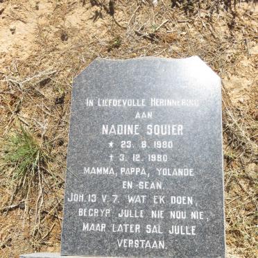 SOUIER Nadine 1980-1980