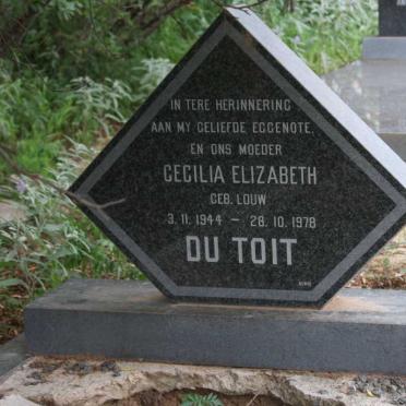 TOIT Cecilia Elizabeth, du nee LOUW 1944-1978