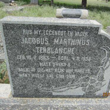 TERBLANCHE Jacobus Marthinus 1883-1958