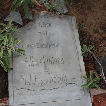 VILLIERS Boy, de 1882-1887