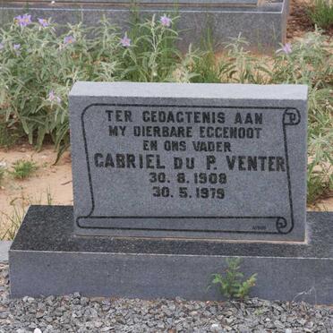 VENTER Gabriel du P.1908-1979