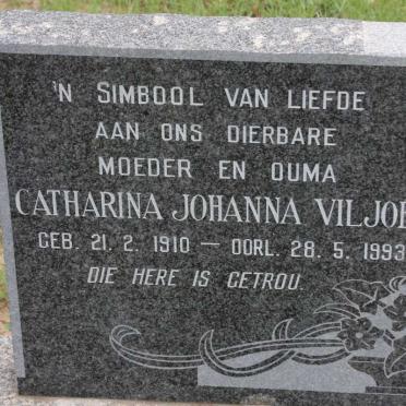 VILJOEN Catharina Johanna 1910-1993
