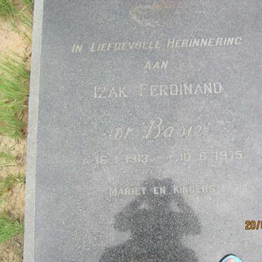 VILLIERS Izak Ferdinand, du 1913-1975