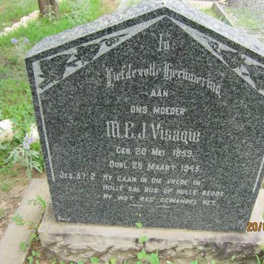 VISAGIE M.E.J. 1859-1945