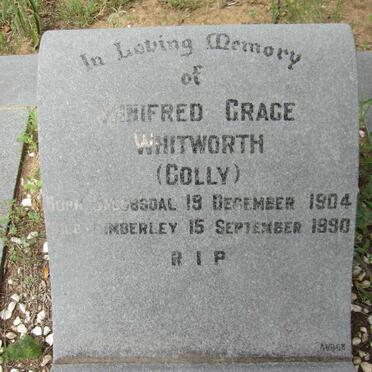 WHITWORTH Winifred Grace 1904-1990