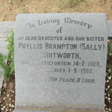 WHITWORTH Phyllis Brampton 1908-1982