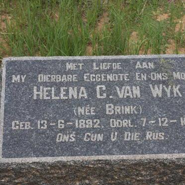 WYK Helena C., van nee BRINK 1892-1948