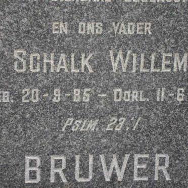 BRUWER Schalk Willem 1885-1959