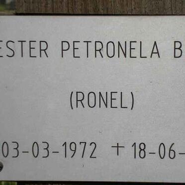 BRITS Hester Petronella 1972-1972