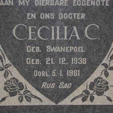 CILLIERS Cecilia C. nee SWANEPOEL 1938-1961
