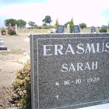 ERASMUS Sarah 1928-