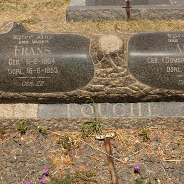 FOUCHE Frans 1864-1953 &amp; Anna COMBRINCK 1868-1952