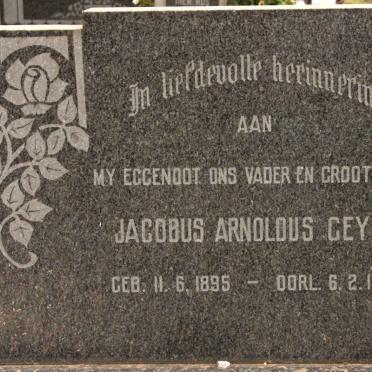 GEYER Jacobus Arnoldus 1895-1969