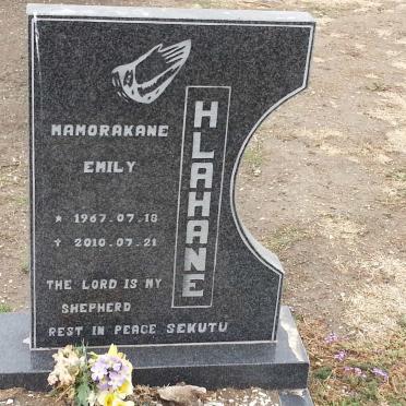 HLAHANE Mamorakane Emily 1967-2010