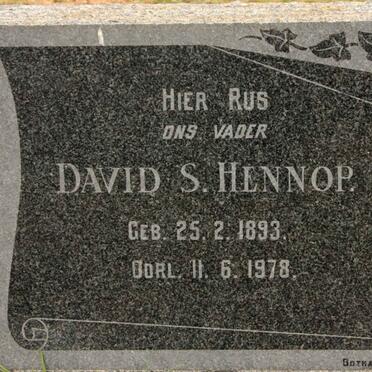 HENNOP David Schalk 1893-1978