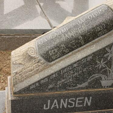 JANSEN Gaulaumi Jacobus 1932-1958