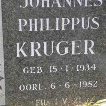 KRUGER Johannes Philippus 1934-1982