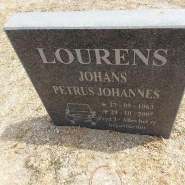 LOURENS Petrus Johannes 1963-2007