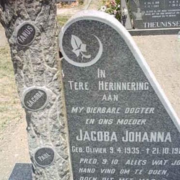 LABUSCHAGNE Jacoba Johanna nee OLIVIER 1935-1980