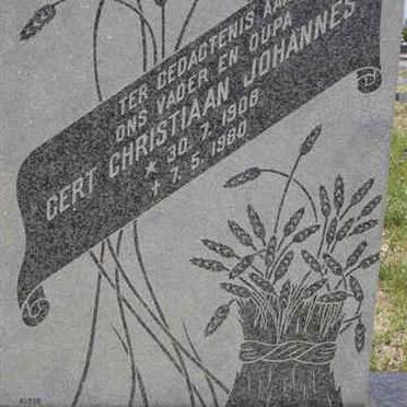 LATEGAN Gert Christiaan Johannes 1908-1980