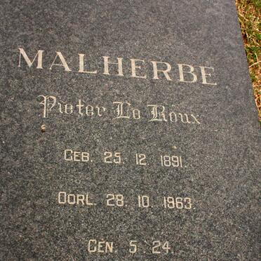 MALHERBE Pieter Le Roux 1891-1963